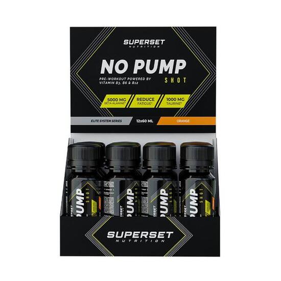 Pre-workout - No Pump Shot (12x60ml) - Oranje