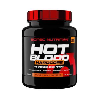 Pre-workout - heet bloed hardcore (700g) - oranje