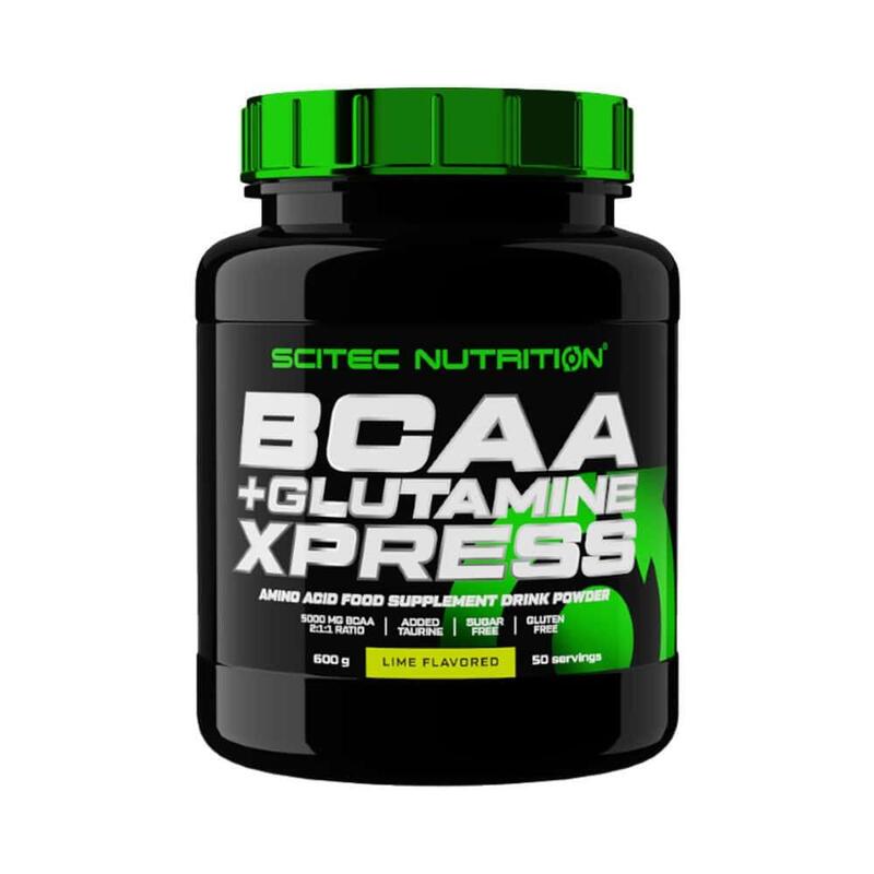 BCAA + Glutamina Xpress - 600 g Lima da Scitec Nutrition PROMOÇÃO                             4 cores disponíveis
 39,90€ 48,90€ -18%    * 22/05/2025 até rutura de stock  Preço por quantidade 57,00€kg SCITEC NUTRITION BCAA + Glutamina Xpress - 600 g Lima da Scitec NutritionVendido e expedido por: Masmusculo  