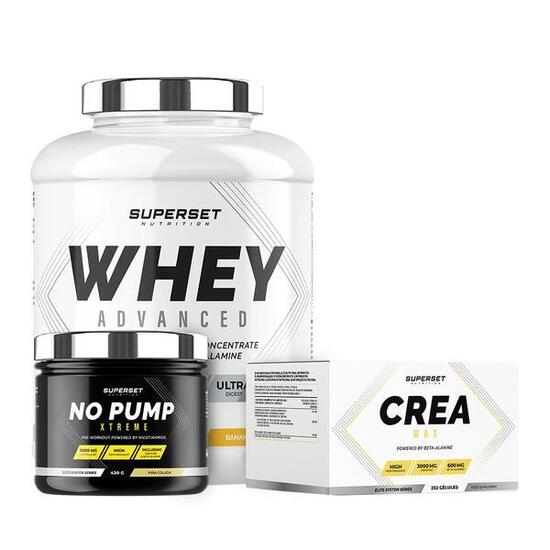 Programme Prise de Muscle Sec Confirmé | Whey Protéine | Créatine | Pré-workout
