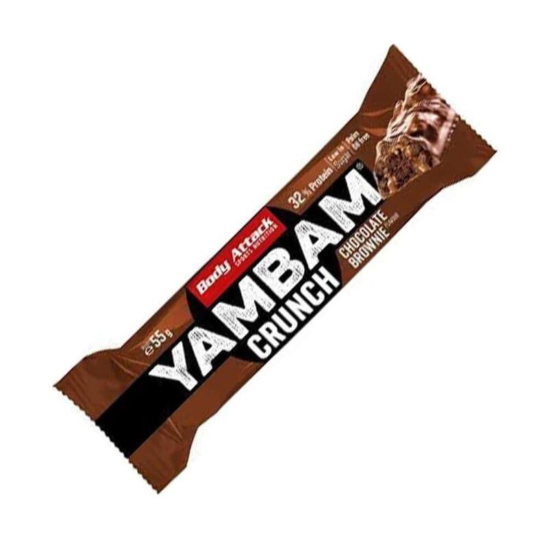 Barres Protéinées | Boîte Yambam Crunch Bar (15x55g) | Brownie
