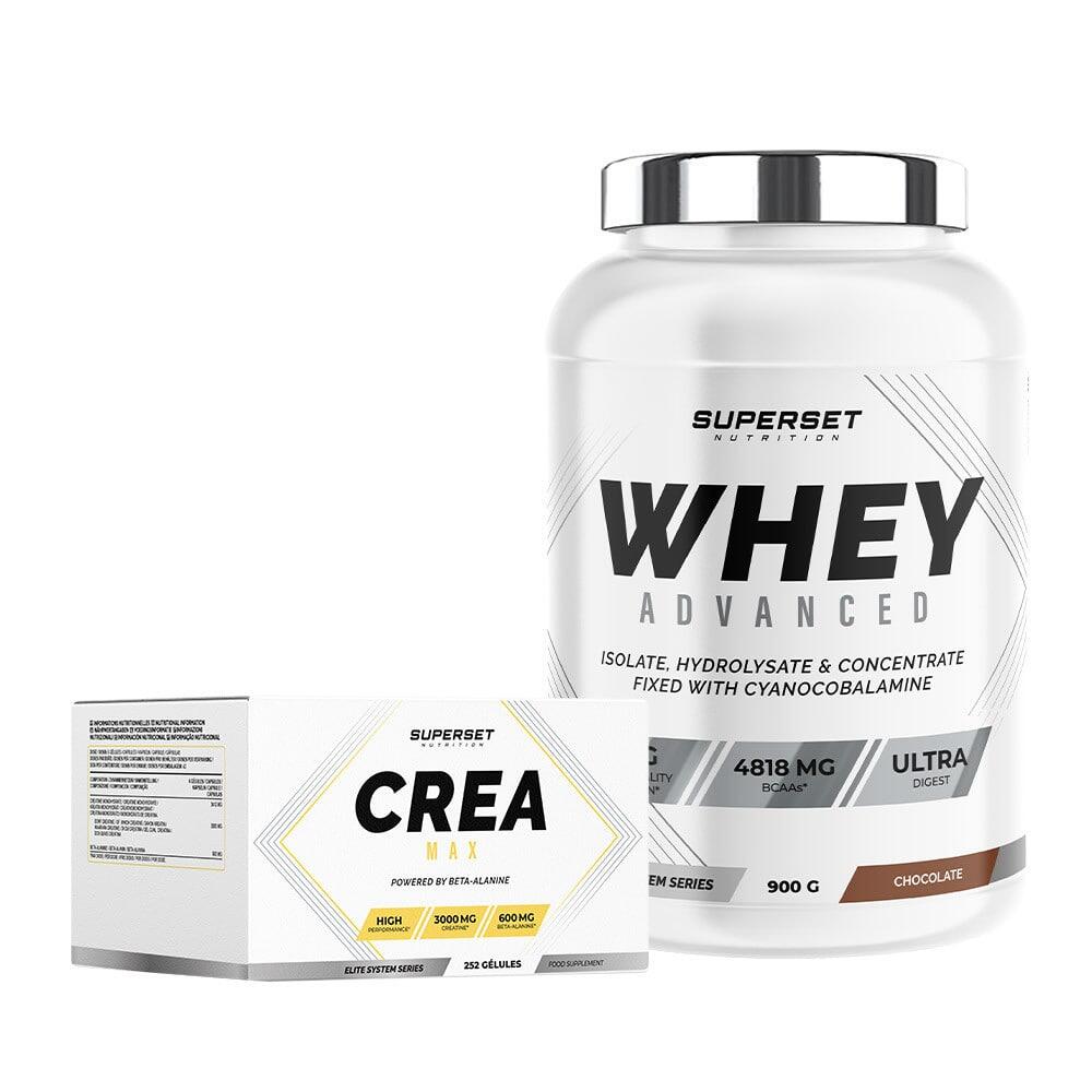 SUPERSET NUTRITION Geavanceerd programma voor droge spieropbouw - wei-eiwit - creatine