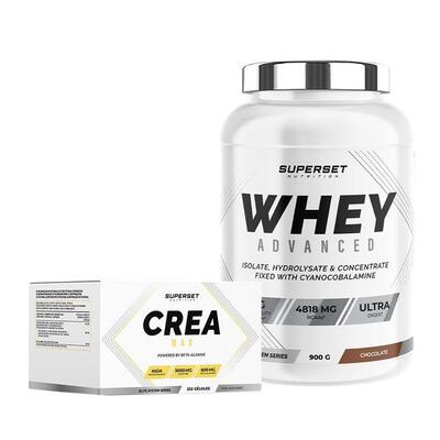 Geavanceerd programma voor droge spieropbouw - wei-eiwit - creatine