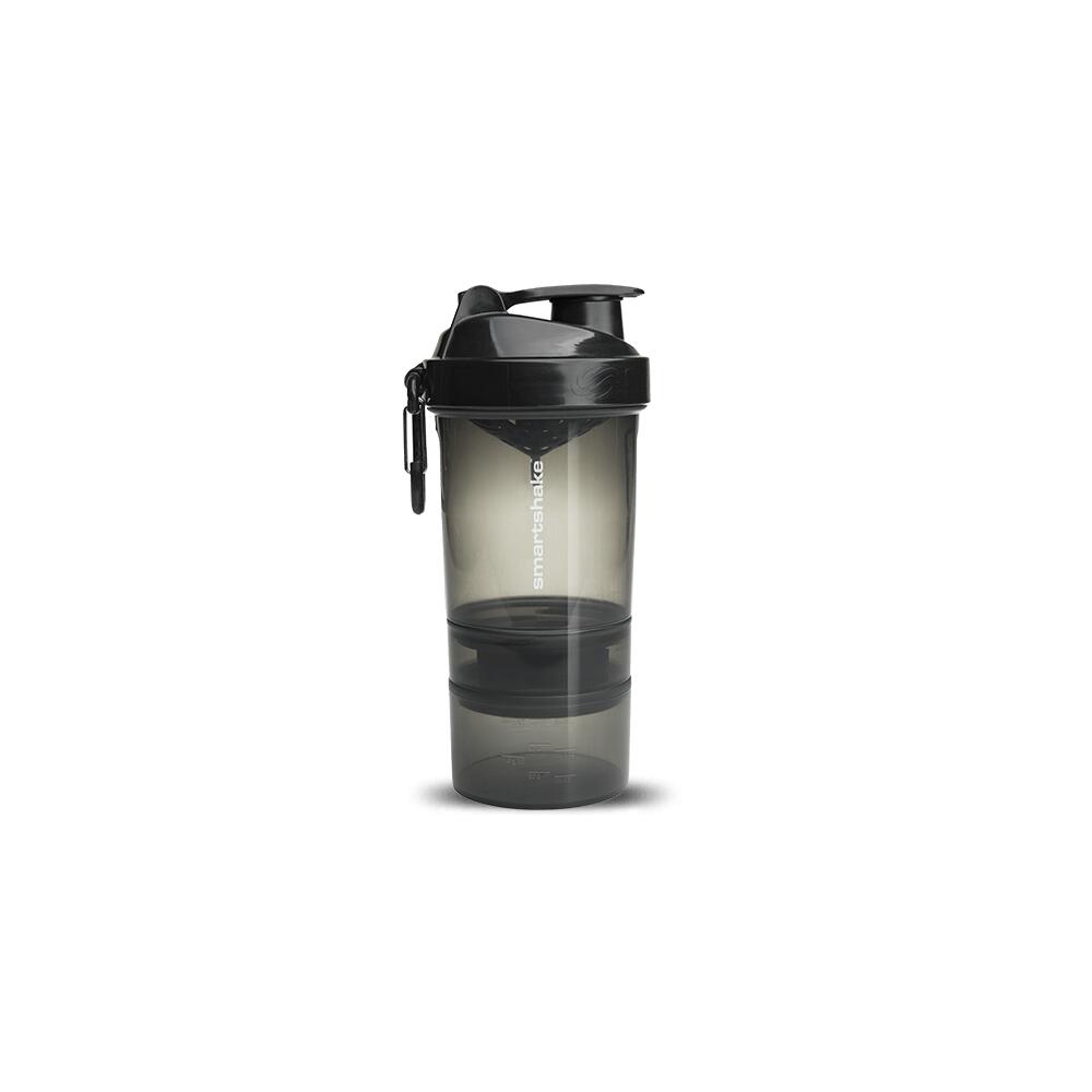 SMARTSHAKE Shakers & Waterflessen - Neon Original2go Shaker (600 Ml) - Gunsmoke Zwart