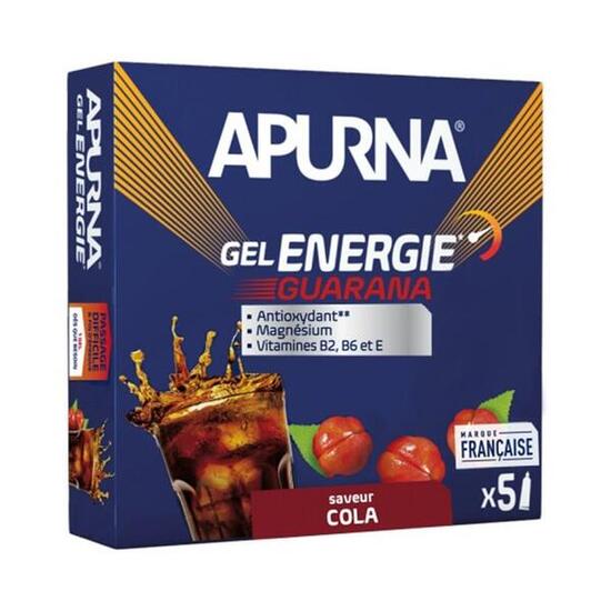 Gels énergétiques | Boîte Gel Energie (5x35g) | Guarana Cola