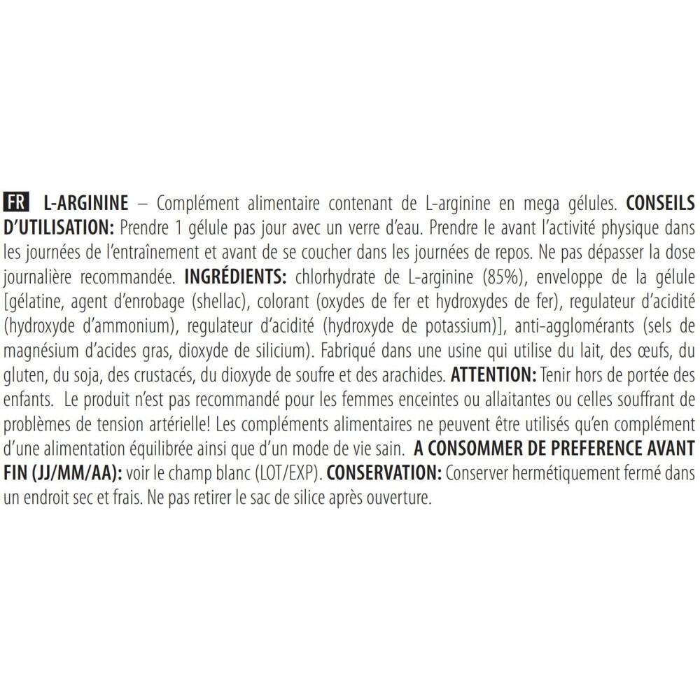 Arginin - L-arginin (90 Kapseln) 4/5