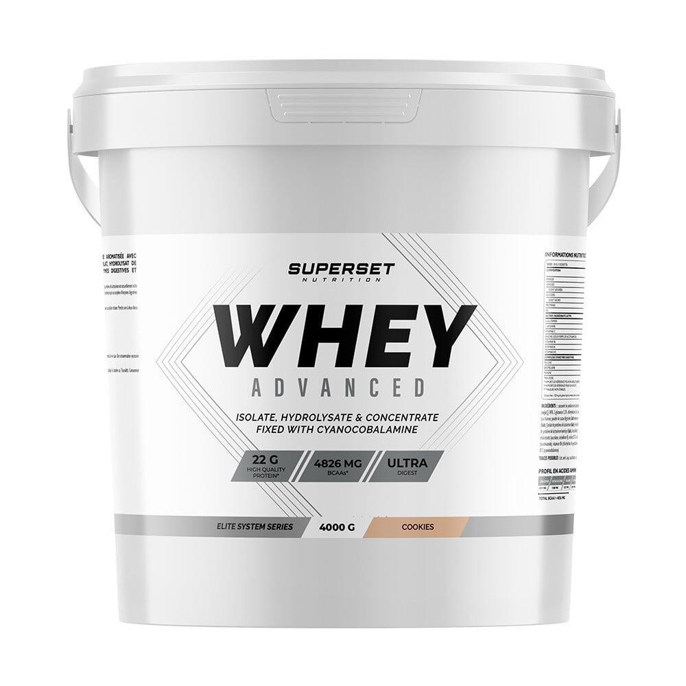 SUPERSET NUTRITION Wei-eiwit - 100% Wei-eiwit Advanced (4kg) - Cookies