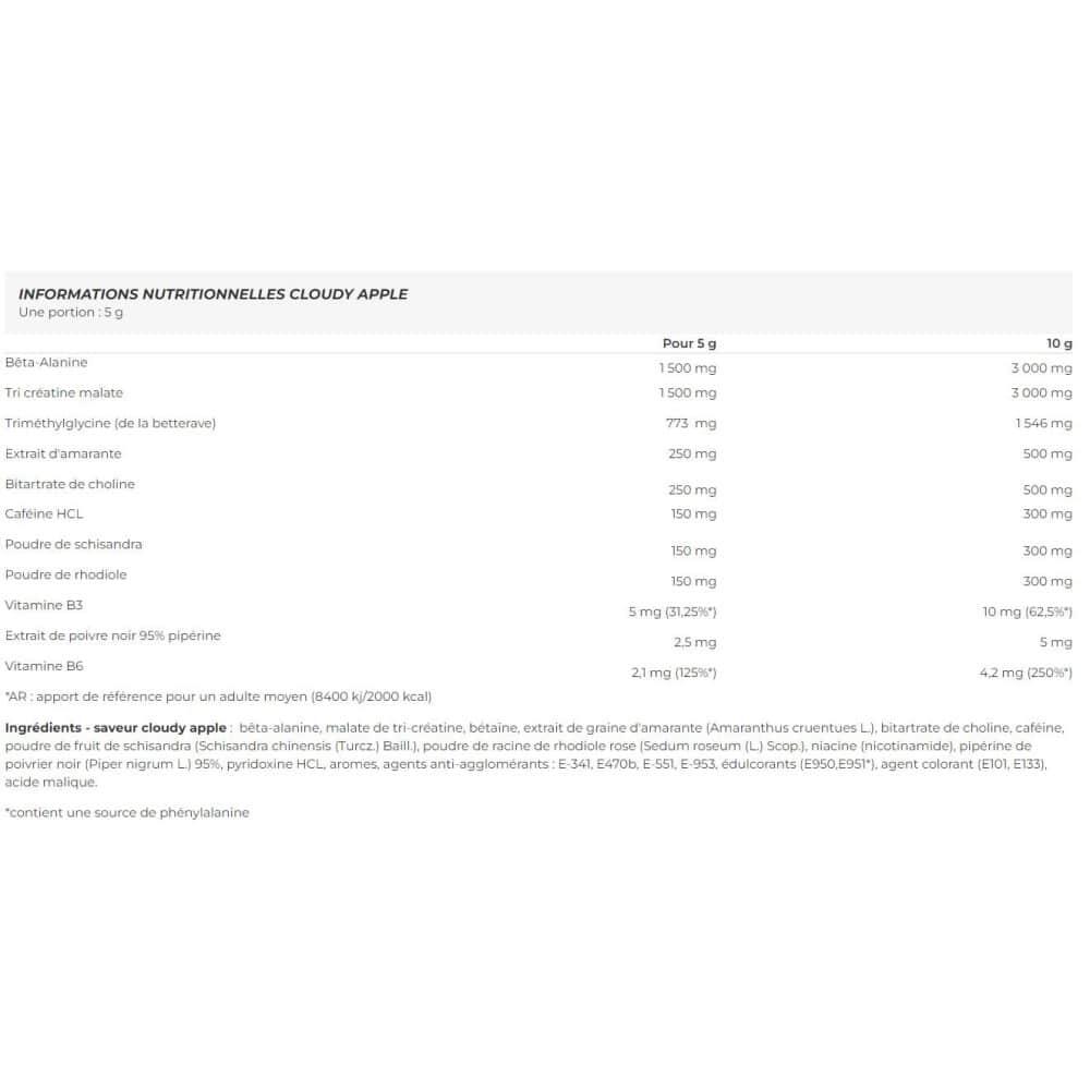 Preworkout - Fucked Up Pre-workout (300g) - Cloudy Apple 2/7