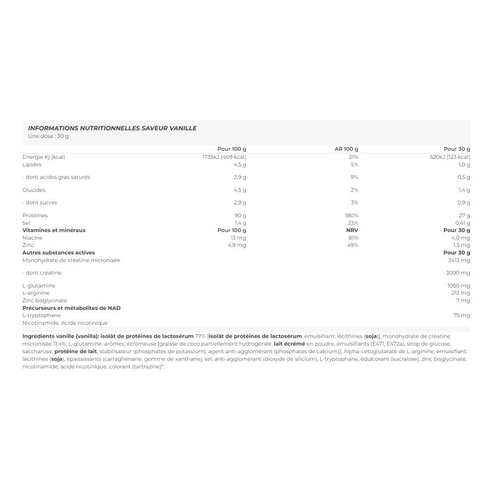 Wei-isolaat - Iso Whey Zero Zwart (2.27kg) - Vanille 2/4