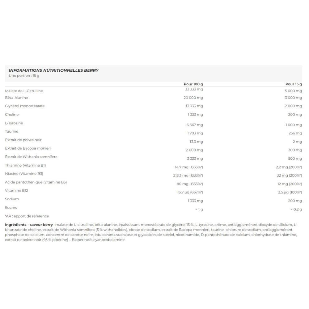 Pre-workout - Pump Pre Workout (225g) - Tropisch 2/2