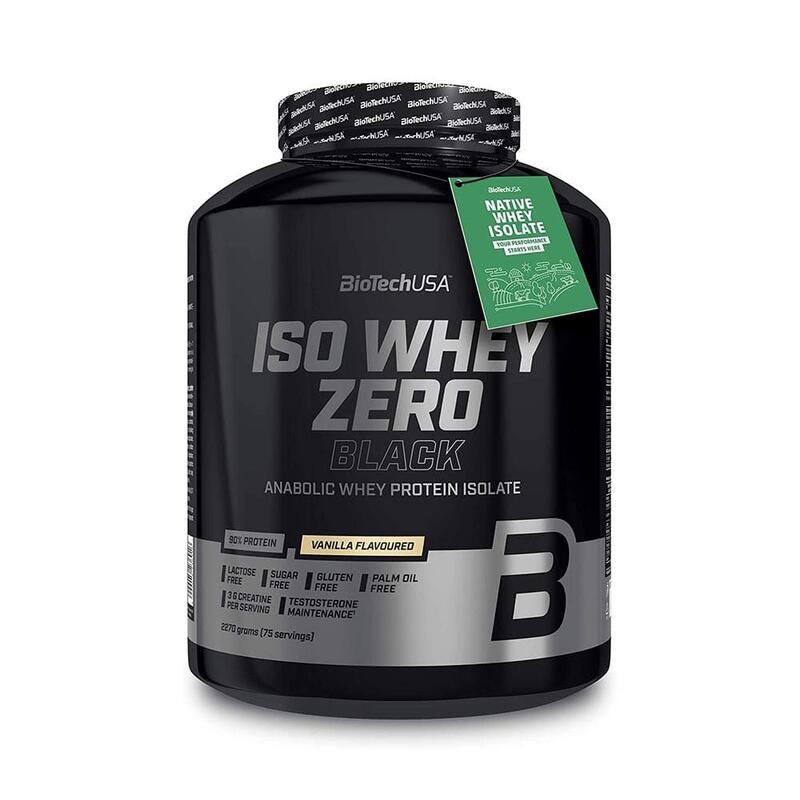 Iso Whey Zero Black proteína 2270 gr baunilha BioTech USA Exclusivo Online      86,50€  Preço por quantidade 38,11€kg BIOTECHUSA Iso Whey Zero Black proteína 2270 gr baunilha BioTech USAVendido e expedido por: Trideporte  (2)    