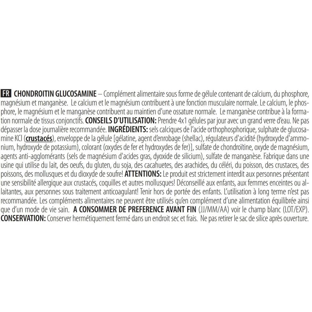 Gezamenlijke Zorg - Chondroïtine Glucosamine (60 Capsules) 3/4