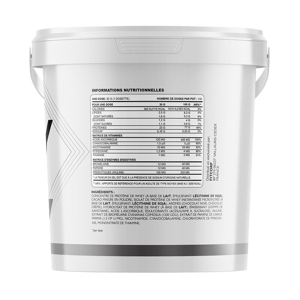 Whey Protéine | 100% Whey Proteine Advanced (4kg) Chocolat - Shaker Offert 3/5