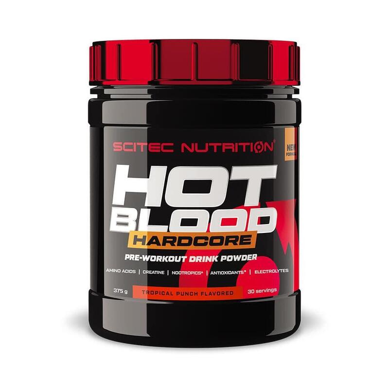 Pré-treino | Hot Blood Hardcore (375g) | Tropical Punch Exclusivo Online                      3 cores disponíveis
 29,90€  Preço por quantidade 74,75€kg SCITEC NUTRITION Pré-treino | Hot Blood Hardcore (375g) | Tropical PunchVendido e expedido por: Masmusculo    
