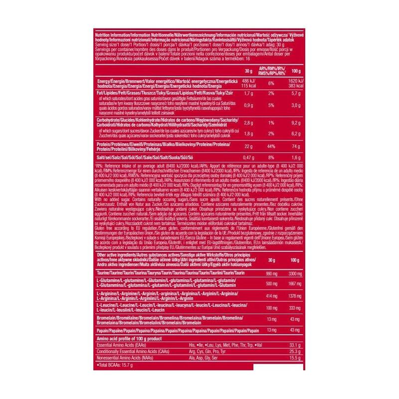 Whey Protéine | 100% Whey Professional (500g) | Vanille Fruits Rouges
