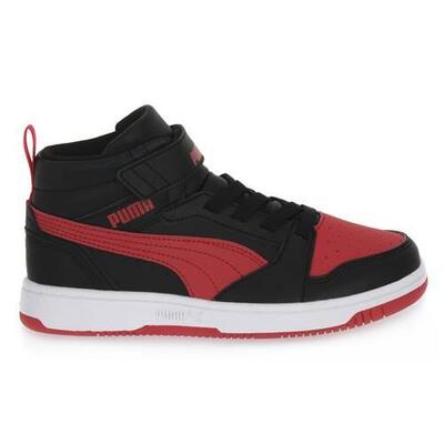 Puma - Rebound v6 mid rojo/negro 393832-11