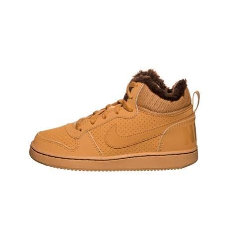 Nike - Chaussures Universel Enfants Nike Court Borough Mid Winter - Chaussures De Sport - Jaune - 38,5 - Decathlon