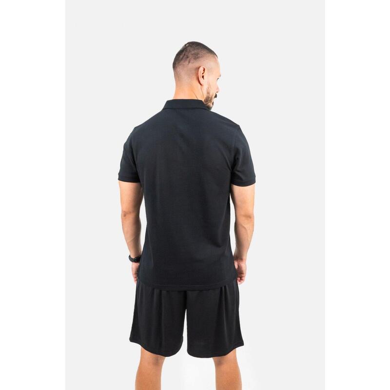 Tricou Fitskin TEAM Polo Negru Senior