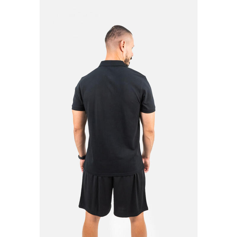 Tricou Fitskin TEAM Polo Negru Junior