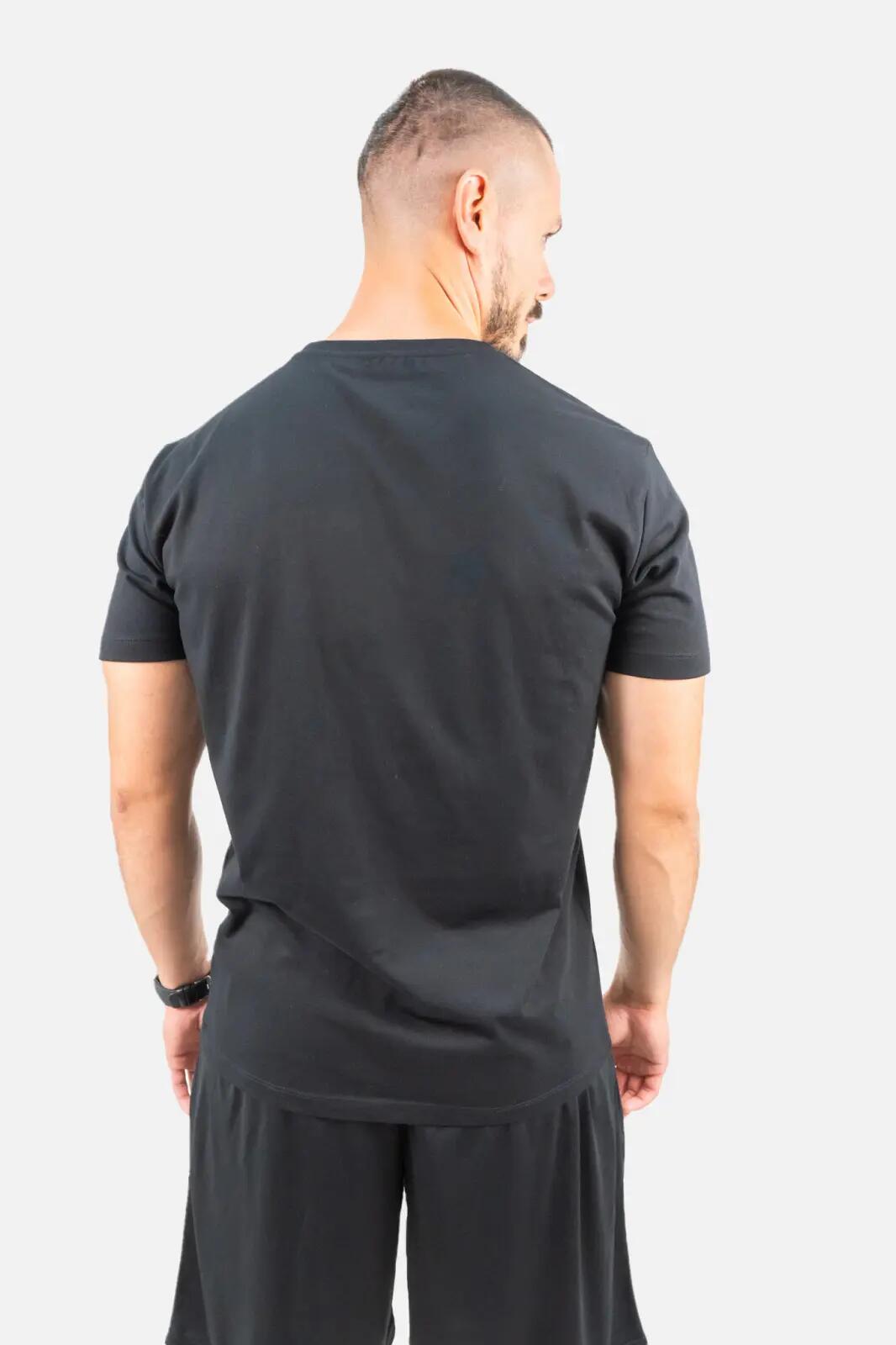 Tricou Fitskin TEAM Negru Junior 2/2