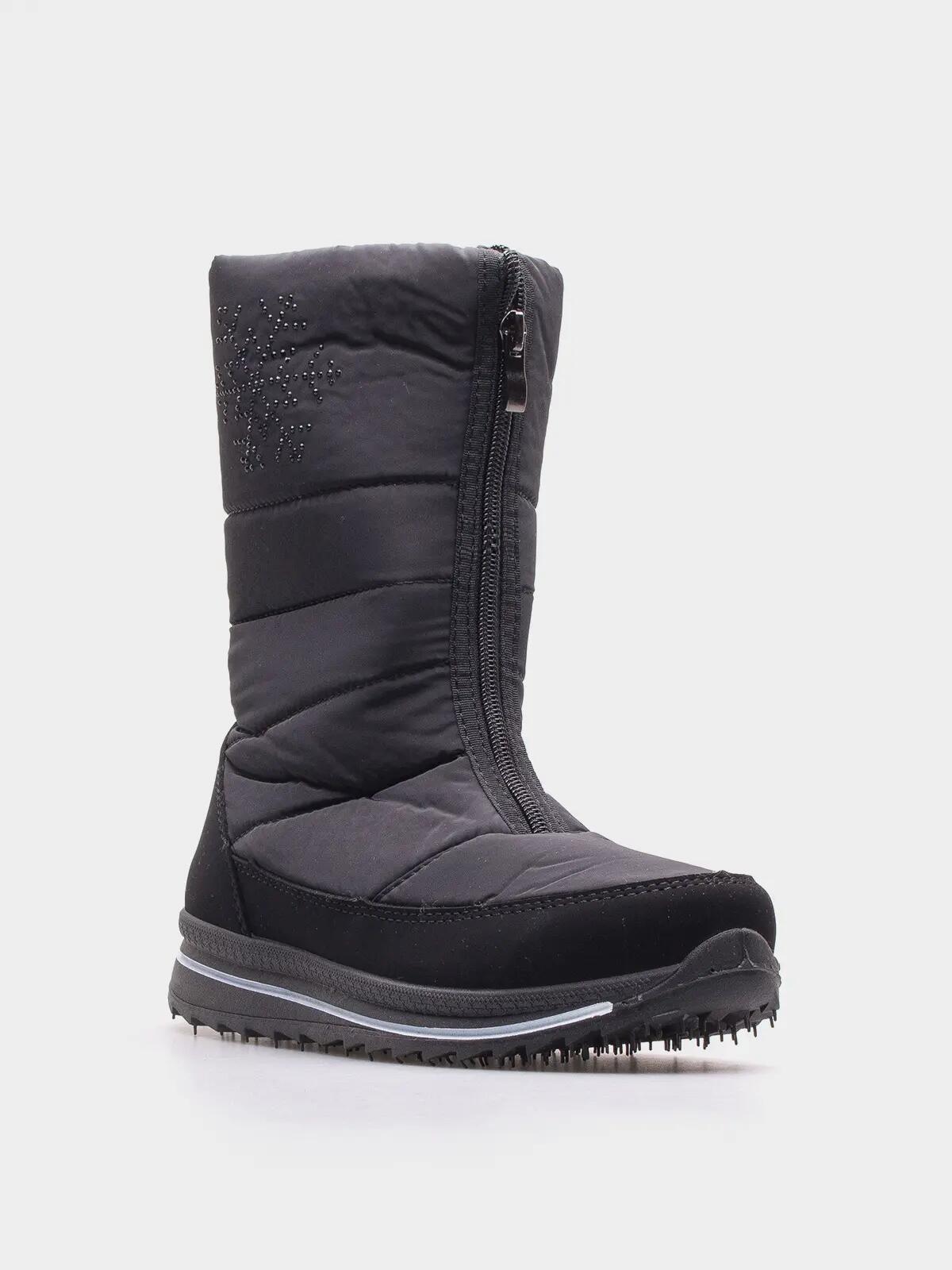 Buty zimowe damskie wysokie śniegowce PROGRESS ocieplane 7/7