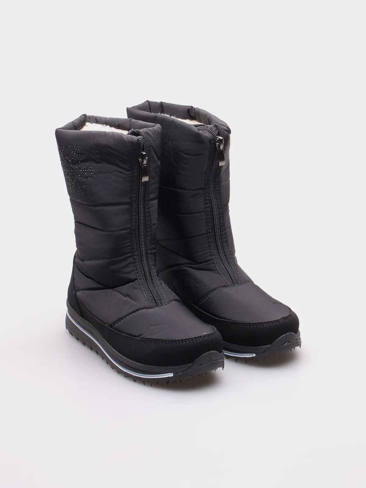 Buty zimowe damskie wysokie śniegowce PROGRESS ocieplane 5/7
