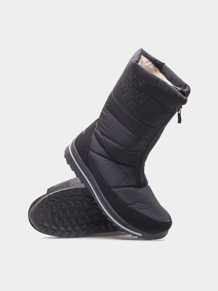 Buty zimowe damskie wysokie śniegowce PROGRESS ocieplane