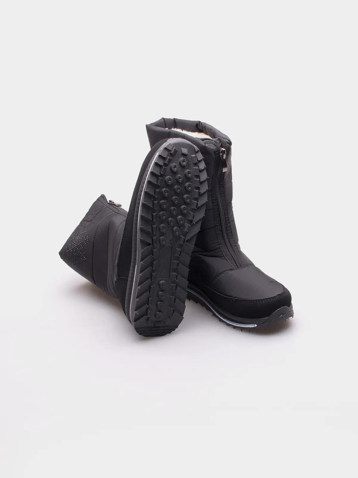 Buty zimowe damskie wysokie śniegowce PROGRESS ocieplane 4/7
