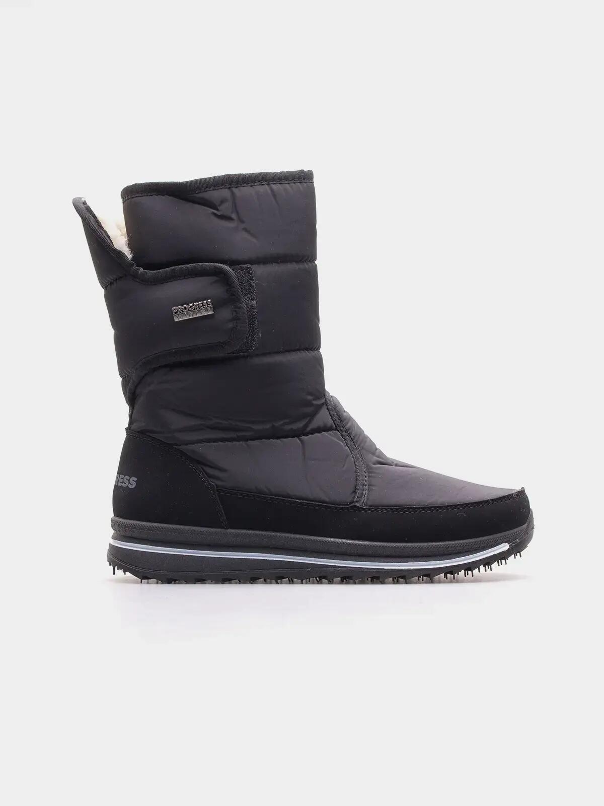 Buty zimowe damskie wysokie śniegowce PROGRESS ocieplane 3/7
