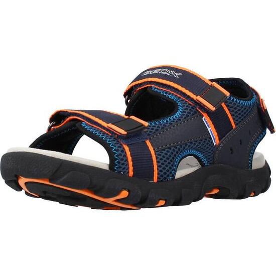 Sandales Geox Modèle Jr Sandal Strada A Couleur Bleu