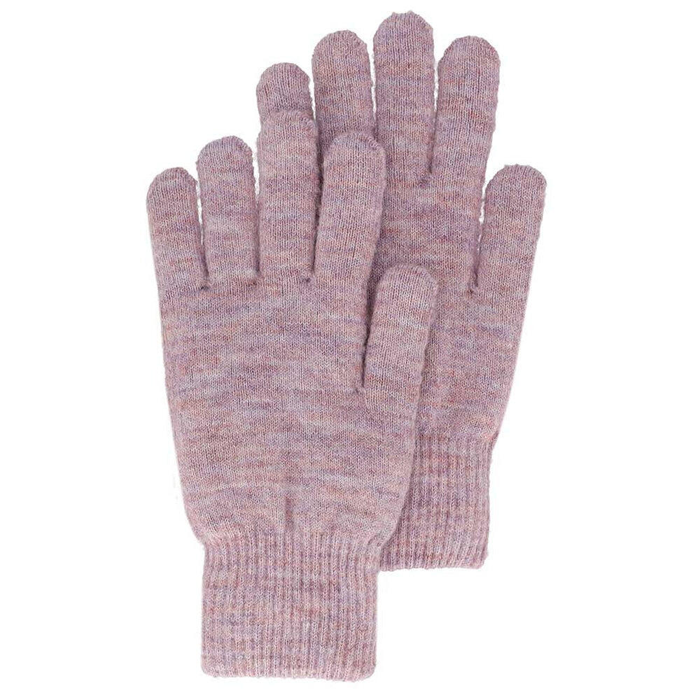 Gants côtelés pour femmes taille unique violets 2/3