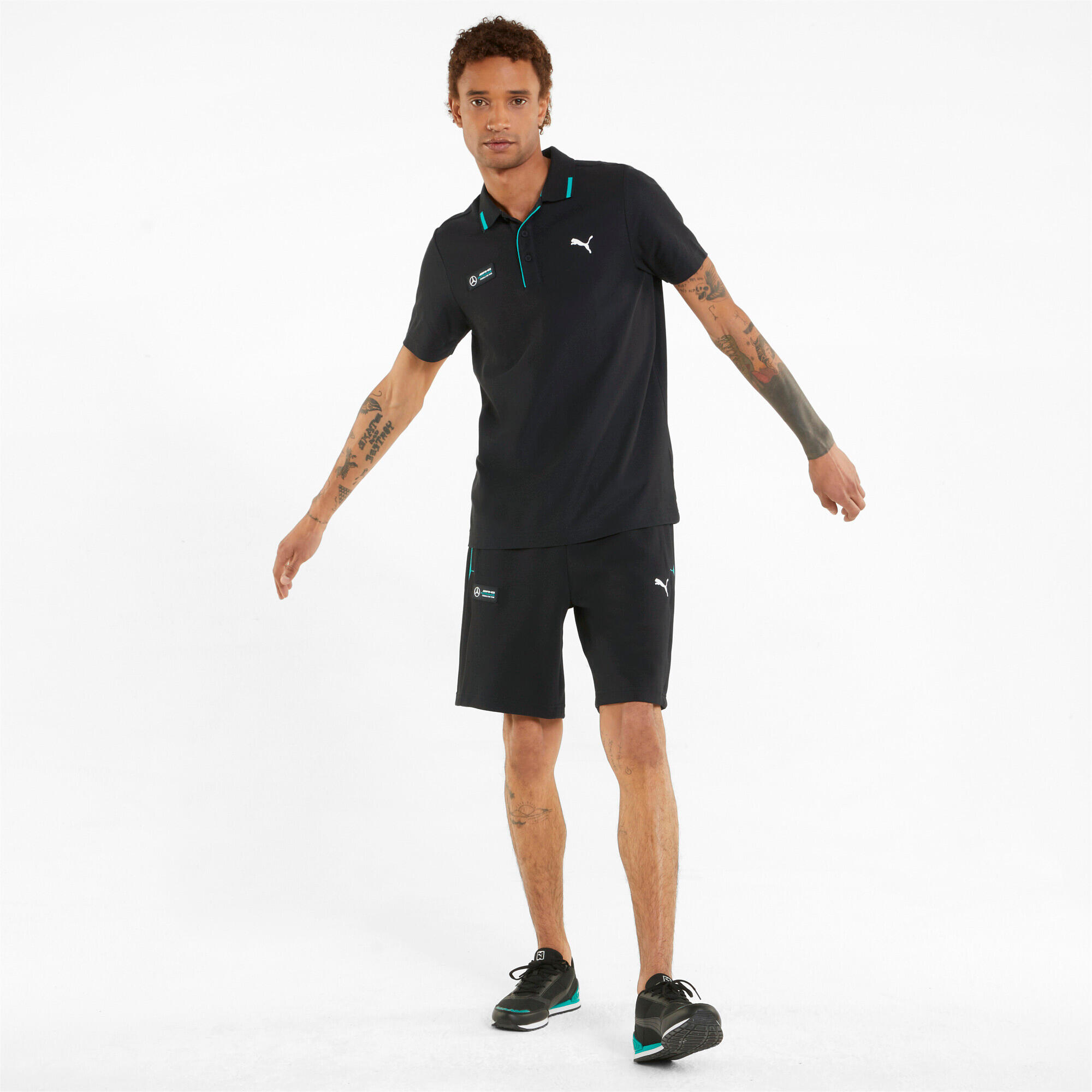 Calções de treino PUMA para homem Mercedes F1 - Preto 3/5