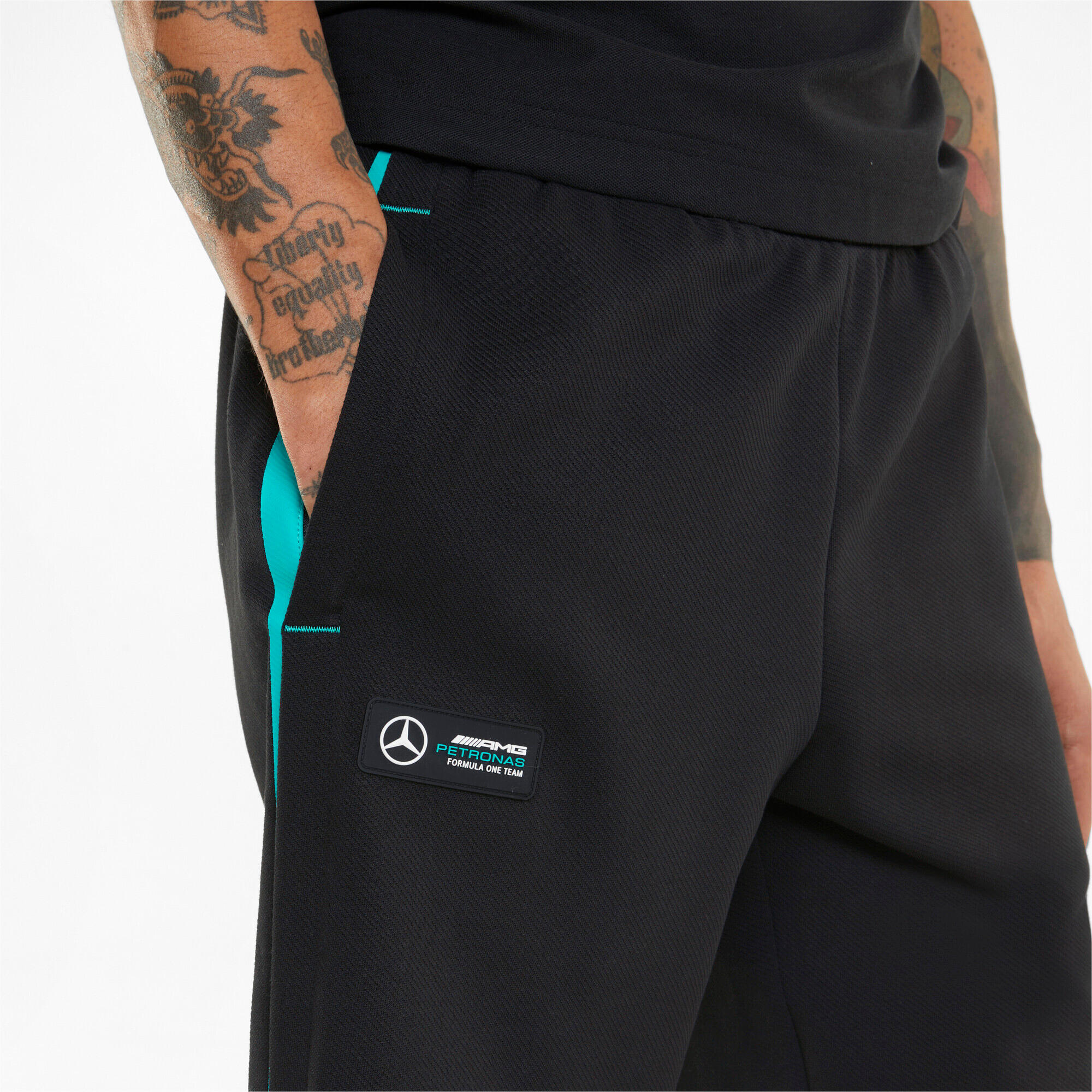 Calções de treino PUMA para homem Mercedes F1 - Preto 4/5