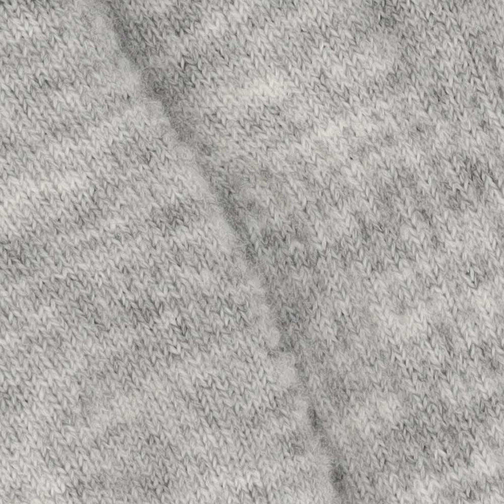 Guanti da donna a coste taglia unica grigio chiaro 3/7