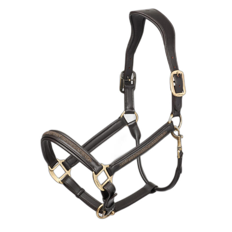 Licol pour cheval cuir LeMieux Crystal