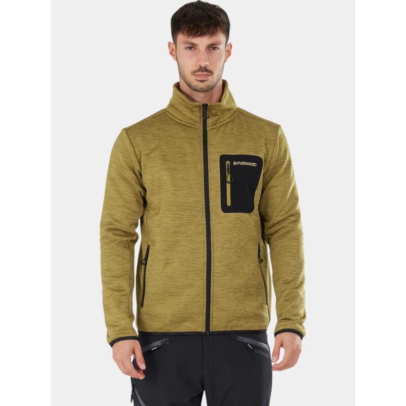 Jefferson Fleece Jacket férfi polár pulóver - zöld