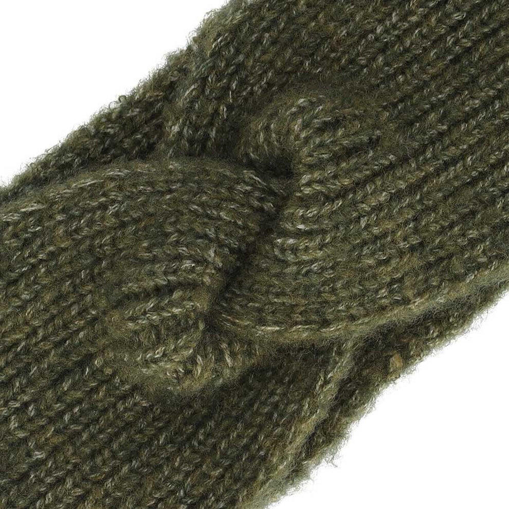 Haarband dames Ribbed One Size Khaki 3/3