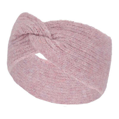 Haarband dames ribbed one size midden bruin