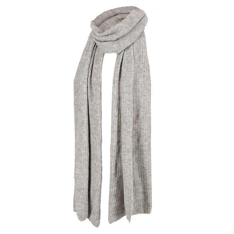 Completo invernale da donna: guanti cappello e sciarpa taglia unica grigio 3/3