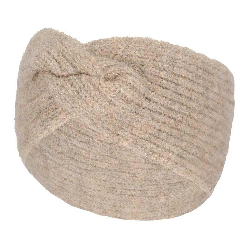 Ensemble d'hiver pour femme : gants bandeau et écharpe marron moyen taille 7/7