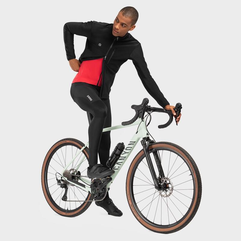 Herren Radsport softshell-fahrradjacke für J3 Seymour SIROKO Schwarz