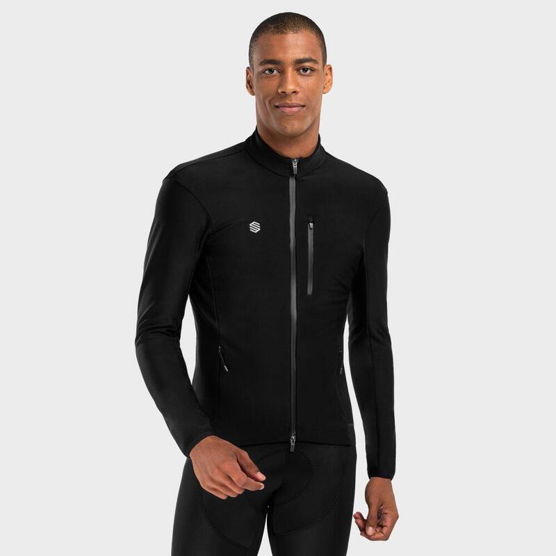 Chaqueta softshell ciclismo hombre J3 Seymour SIROKO Negro