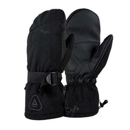 Skihandschuhe MATT Skitime Mitten schwarz XL, synthetisch, warm, verstellbar