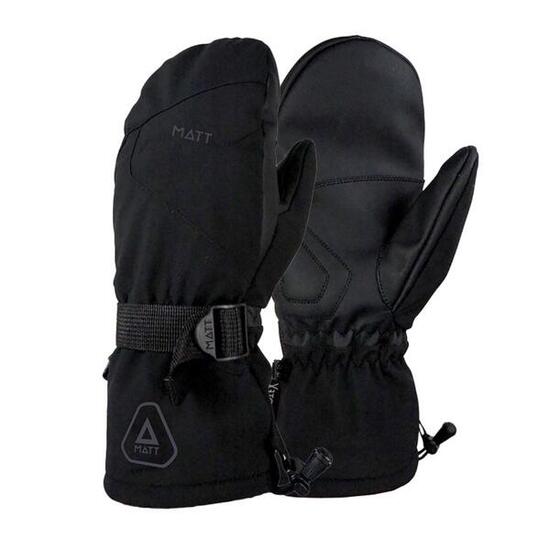 Skihandschuhe MATT Skitime Mitten schwarz XL, synthetisch, warm, verstellbar