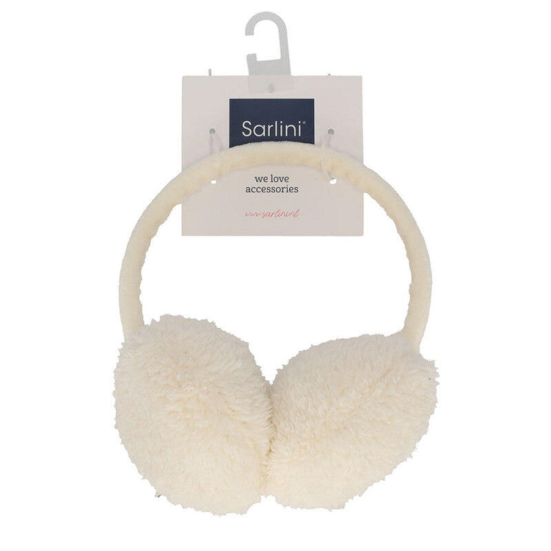 Ohrenschützer für Damen Teddywolle Woolwhite Einheitsgröße 3/3