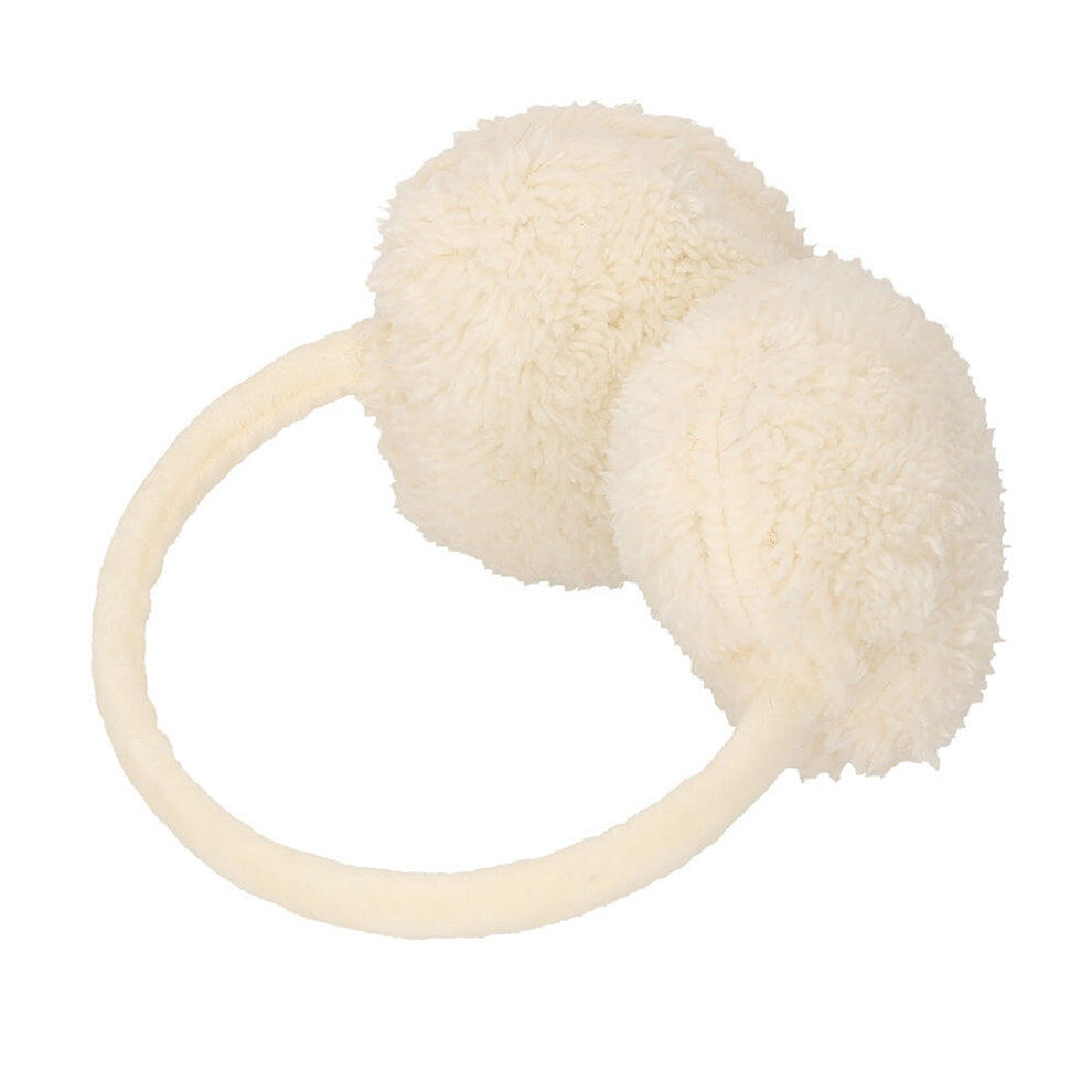 Ohrenschützer für Damen Teddywolle Woolwhite Einheitsgröße 2/3