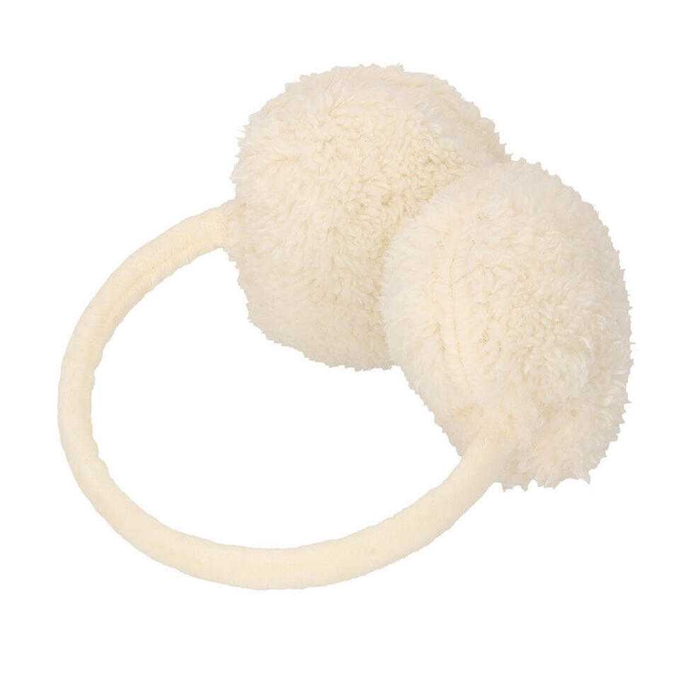 Nauszniki damskie - Teddy Wool - Woolwhite - One Size