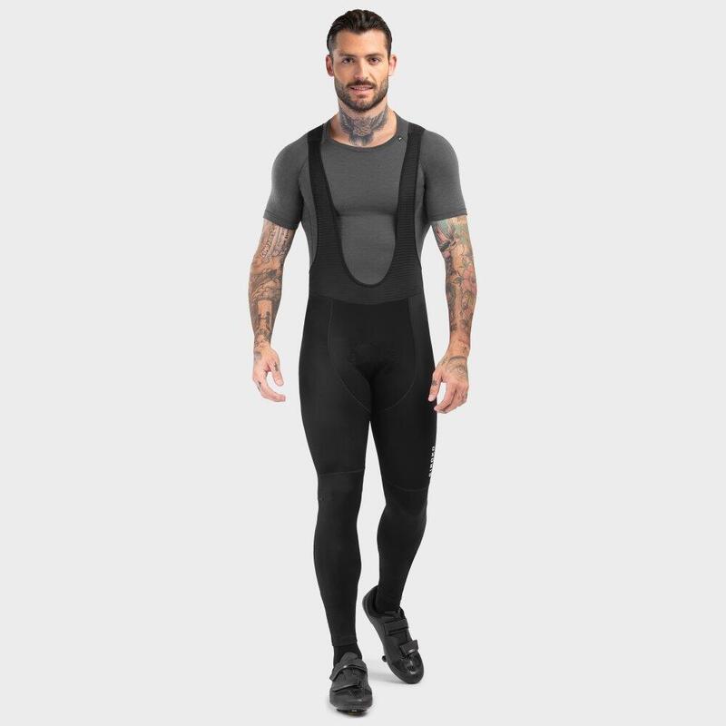 Herren Radsport lange fahrradträgerhose für Black Sea SIROKO Schwarz