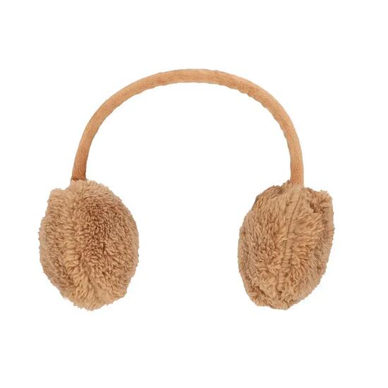 Oorwarmers dames Teddy Wol Camel One Size