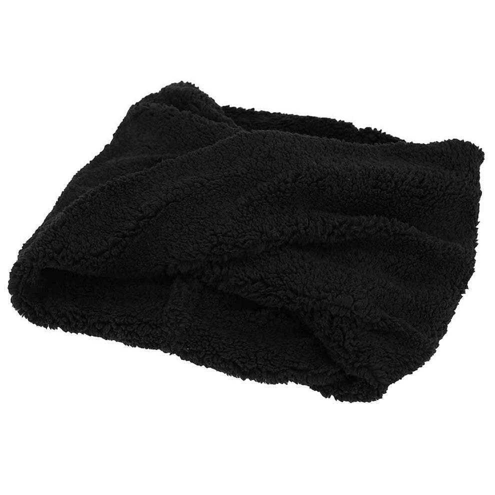Colsjaal dames Teddy Wol Zwart One Size 2/3